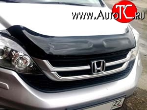 2 879 р. Дефлектор капота NovLine  Honda CR-V  RE1,RE2,RE3,RE4,RE5,RE7 (2009-2012) рестайлинг  с доставкой в г. Омск