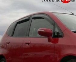 899 р. Дефлекторы окон (ветровики) Novline 4 шт Honda Fit 1 GD дорестайлинг (2001-2004)  с доставкой в г. Омск. Увеличить фотографию 1