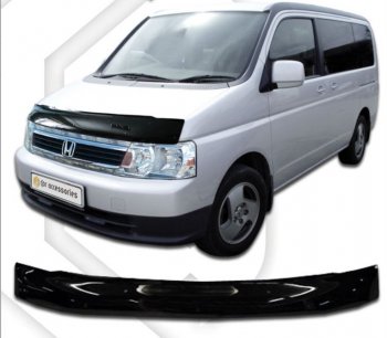 Дефлектор капота (RF3-RF8) CA-Plastic Honda (Хонда) StepWagon (Степ)  RF3,RF4 (2001-2003) RF3,RF4 минивэн дорестайлинг