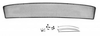 Сетка на бампер внешняя Arbori Hyundai Creta GS дорестайлинг (2015-2019)  (Черная 10 мм)