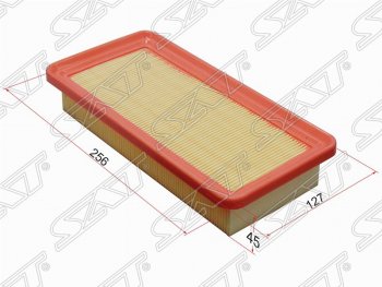 251 р. Фильтр воздушный двигателя SAT (1.3, 1.4)  Hyundai Getz  TB (2002-2005) хэтчбэк 5 дв. дорестайлинг  с доставкой в г. Омск. Увеличить фотографию 1