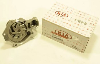 4 649 р. Помпа водяная Mobis (4G63 / 64 / G4JP-G / G4JS / 4G63S)  Hyundai I30  FD (2007-2012), Hyundai Santa Fe  SM (2000-2012), Hyundai Trajet (1999-2008), KIA Magentis (2005-2010), Mitsubishi Galant  8 (1996-1998)  с доставкой в г. Омск. Увеличить фотографию 1