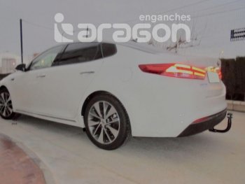 18 849 р. Фаркоп Aragon.(шар V) KIA Optima JF седан рестайлинг (2018-2020)  с доставкой в г. Омск. Увеличить фотографию 1