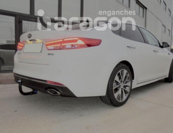 18 849 р. Фаркоп Aragon.(шар V) KIA Optima JF седан рестайлинг (2018-2020)  с доставкой в г. Омск. Увеличить фотографию 3