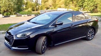 5 649 р. Юбка переднего бампера АВТОКРАТ Hyundai I40 1 VF дорестайлинг седан (2011-2015) (Неокрашенная)  с доставкой в г. Омск. Увеличить фотографию 4