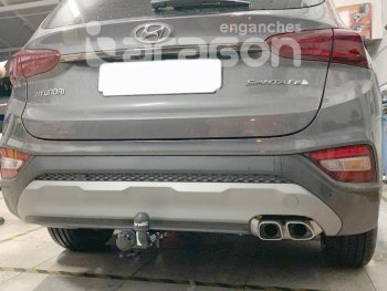 Фаркоп Aragon. (шар A) Hyundai Santa Fe TM дорестайлинг (2018-2021)