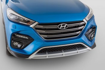 21 899 р. Передний бампер YT  Hyundai Tucson  TL (2015-2018) дорестайлинг (Неокрашенный)  с доставкой в г. Омск. Увеличить фотографию 5