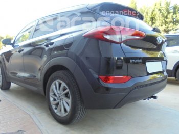 23 899 р. Фаркоп Aragon (съемный шар тип S - горизонтальный выдвижной шар) Hyundai Tucson TL дорестайлинг (2015-2018)  с доставкой в г. Омск. Увеличить фотографию 4