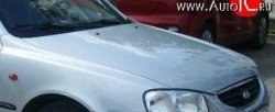 15 999 р. Капот Стандартный  Hyundai Accent  седан ТагАЗ (2001-2012) (Окрашенный)  с доставкой в г. Омск. Увеличить фотографию 1