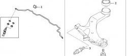 439 р. Полиуретановая втулка стабилизатора задней подвески Точка Опоры  Hyundai Avante - Elantra  XD  с доставкой в г. Омск. Увеличить фотографию 2