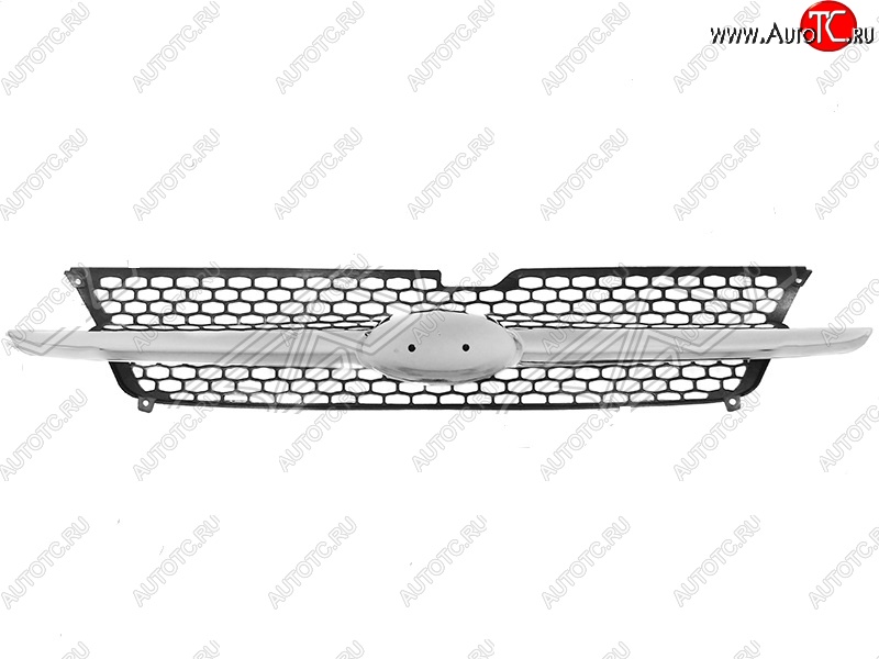 1 879 р. Решётка радиатора SAT (в сборе с хром. молдингом)  Hyundai Getz  TB (2002-2005) хэтчбэк 5 дв. дорестайлинг (Неокрашенная)  с доставкой в г. Омск