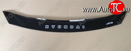 999 р. Дефлектор капота Russtal (короткий) Hyundai I40 1 VF дорестайлинг седан (2011-2015)  с доставкой в г. Омск