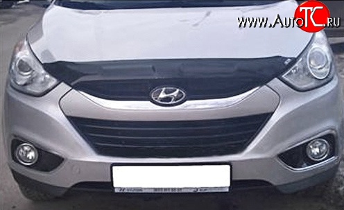 2 799 р. Дефлектор капота NovLine Hyundai IX35 LM дорестайлинг (2009-2013)  с доставкой в г. Омск