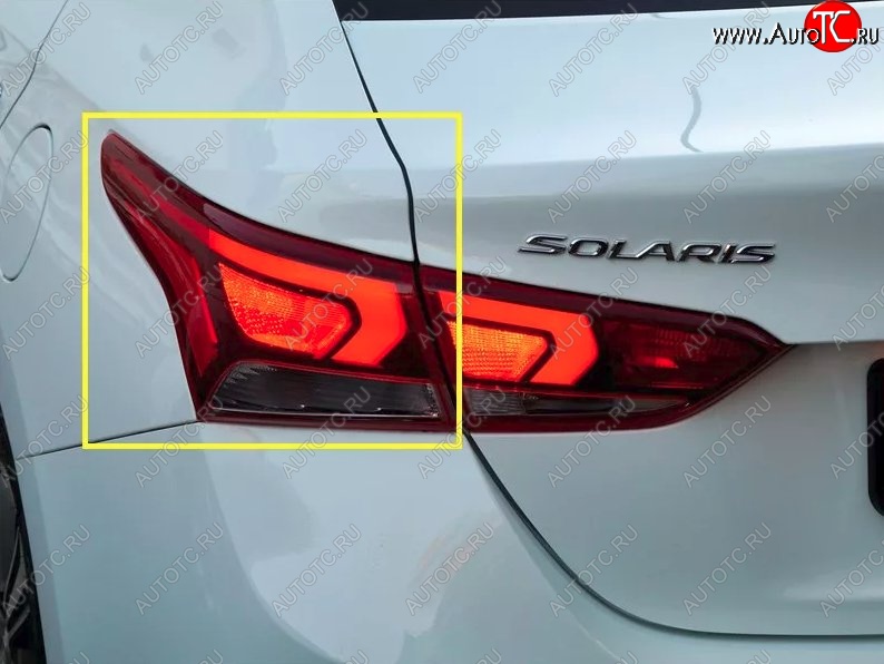 25 549 р. Фара задняя левая Стандартная (светодиодная) Hyundai Solaris HCR седан дорестайлинг (2017-2020)  с доставкой в г. Омск