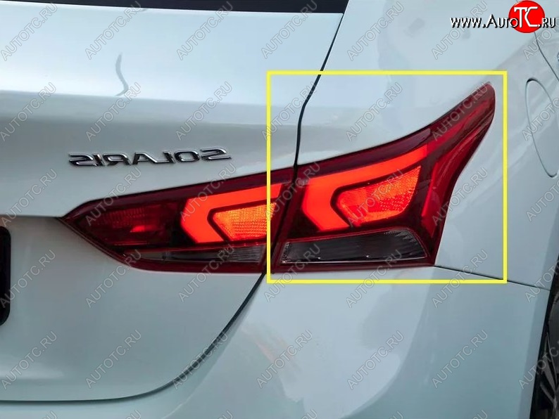 27 449 р. Фара задняя правая Стандартная (светодиодная) Hyundai Solaris HCR седан дорестайлинг (2017-2020)  с доставкой в г. Омск