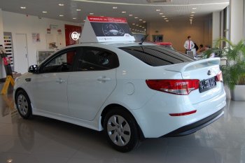 11 699 р. Пороги накладки LitCompany Hyundai Solaris RBr седан рестайлинг (2014-2017) (Неокрашенные)  с доставкой в г. Омск. Увеличить фотографию 4