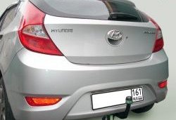 6 999 р. Фаркоп Лидер Плюс  Hyundai Solaris  RBr (2010-2017) седан дорестайлинг, седан рестайлинг (Без электропакета)  с доставкой в г. Омск. Увеличить фотографию 2