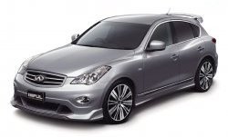 41 249 р. Передний бампер Impul INFINITI EX35 J50 (2007-2013) (Неокрашенный)  с доставкой в г. Омск. Увеличить фотографию 2