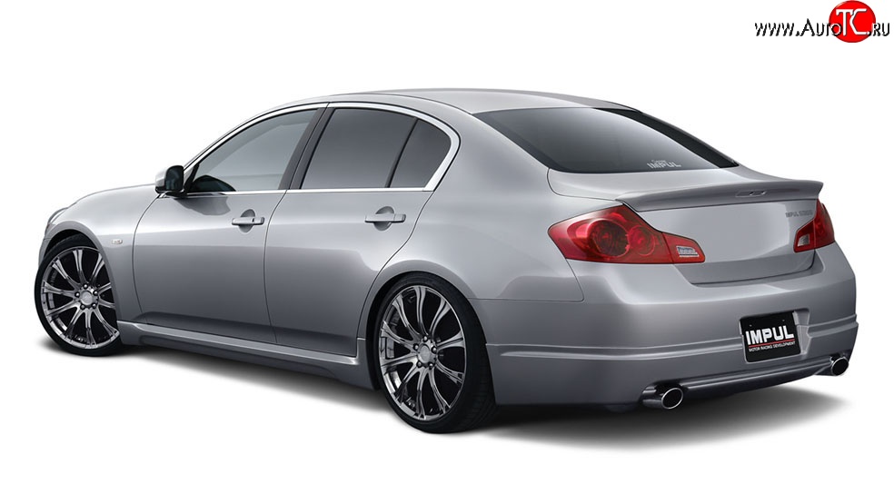 24 999 р. Комплект порогов Impul INFINITI G35 V36 седан (2006-2015) (Неокрашенные)  с доставкой в г. Омск