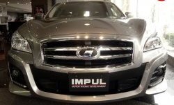 52 749 р. Передний бампер Impul INFINITI M (2010-2014) (Без карбоновых вставок, Неокрашенный)  с доставкой в г. Омск. Увеличить фотографию 3