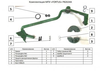 12 999 р. Замок рулевого вала FORTUS (бесштыревой) AT+ KIA Seltos (2019-2024)  с доставкой в г. Омск. Увеличить фотографию 3