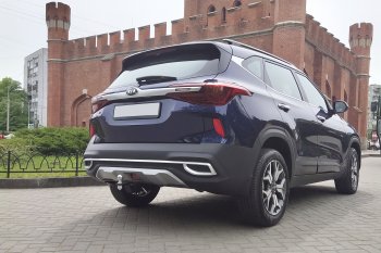 15 399 р. Фаркоп Petroil Tuning (съемный квадрат) KIA Seltos (2019-2024)  с доставкой в г. Омск. Увеличить фотографию 5