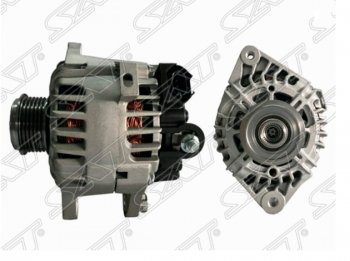 11 599 р. Генератор SAT (12V/120A)  Hyundai Creta  GS (2015-2019), KIA Carens  UN (2006-2013), KIA Forte ( седан,  хэтчбек) (2017-2024), KIA Rio  4 YB (2017-2020)  с доставкой в г. Омск. Увеличить фотографию 1