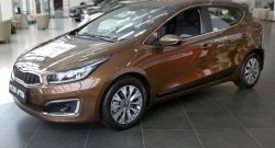 3 999 р. Молдинги RA  KIA Ceed  2 JD (2015-2018) рестайлинг, хэтчбэк (Поверхность шагрень)  с доставкой в г. Омск. Увеличить фотографию 5