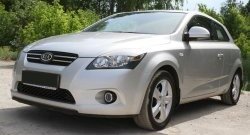 999 р. Реснички на фары RA  KIA Ceed  1 ED (2006-2010) дорестайлинг универсал, дорестайлинг, хэтчбэк 5 дв. (Поверхность глянец (под окраску), Неокрашенные)  с доставкой в г. Омск. Увеличить фотографию 4