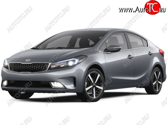 3 379 р. Передний бампер JORDEN KIA Cerato 3 YD рестайлинг седан (2016-2019) (Неокрашенный)  с доставкой в г. Омск