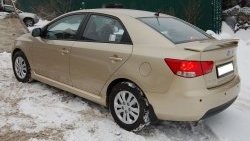 6 299 р. Пороги накладки GT Dynamics KIA Cerato 2 TD седан (2008-2013) (Неокрашенные)  с доставкой в г. Омск. Увеличить фотографию 2