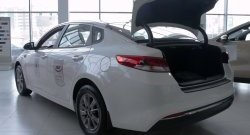 969 р. Защитная накладка на задний бампер RA KIA Optima JF седан рестайлинг (2018-2020)  с доставкой в г. Омск. Увеличить фотографию 5