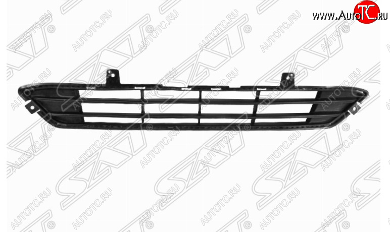 1 439 р. Решетка в передний бампер SAT (центральная часть, №2) KIA Optima JF седан рестайлинг (2018-2020)  с доставкой в г. Омск