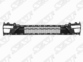 Решетка в передний бампер SAT (под диодные туманки) KIA Rio 3 QB рестайлинг седан (2015-2017)