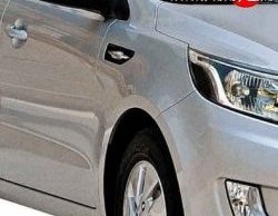 4 389 р. Переднее правое крыло Стандартное KIA Rio 3 QB дорестайлинг седан (2011-2015) (Окрашенное)  с доставкой в г. Омск. Увеличить фотографию 1