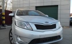 3 639 р. Решётка радиатора Pandora KIA Rio 3 QB дорестайлинг седан (2011-2015) (Неокрашенная)  с доставкой в г. Омск. Увеличить фотографию 8