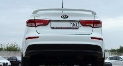 5 799 р. Спойлер BS KIA Rio 3 QB рестайлинг седан (2015-2017) (Неокрашенный)  с доставкой в г. Омск. Увеличить фотографию 4