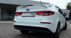 5 799 р. Спойлер BS  KIA Rio  3 QB (2015-2017) рестайлинг седан (Неокрашенный)  с доставкой в г. Омск. Увеличить фотографию 5