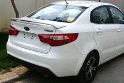 4 849 р. Спойлер M-VRS KIA Rio 3 QB дорестайлинг седан (2011-2015) (Неокрашенный)  с доставкой в г. Омск. Увеличить фотографию 1