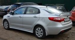 2 549 р. Спойлер LitCompany KIA Rio 3 QB дорестайлинг седан (2011-2015) (Неокрашенный)  с доставкой в г. Омск. Увеличить фотографию 4