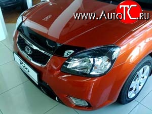 2 069 р. Дефлектор капота NovLine KIA Rio 2 JB дорестайлинг седан (2005-2009)  с доставкой в г. Омск