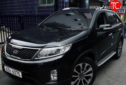 11 149 р. Пороги BMW Style KIA Sorento XM рестайлинг (2012-2015)  с доставкой в г. Омск