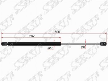 Упор крышки багажника SAT (газовый) KIA (КИА) Sorento (Соренто)  XM (2012-2015) XM рестайлинг