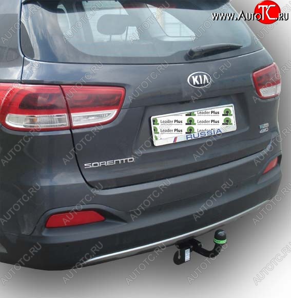 7 799 р. Фаркоп (дизель) Лидер Плюс.  KIA Sorento  UM/Prime (2014-2020) дорестайлинг, рестайлинг (Без электропакета)  с доставкой в г. Омск