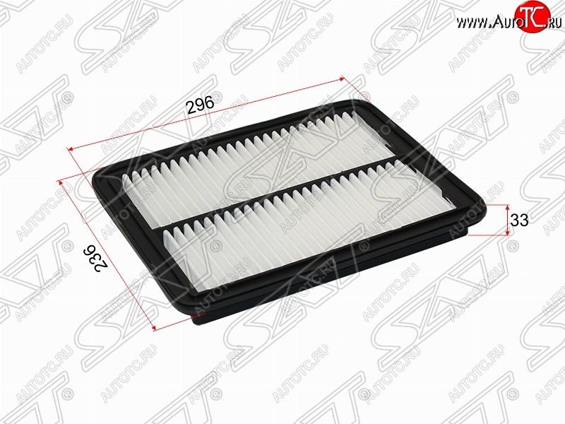 329 р. Фильтр воздушный двигателя SAT (2.4/2.5/3.5)  KIA Sorento  BL (2002-2010) дорестайлинг, рестайлинг  с доставкой в г. Омск