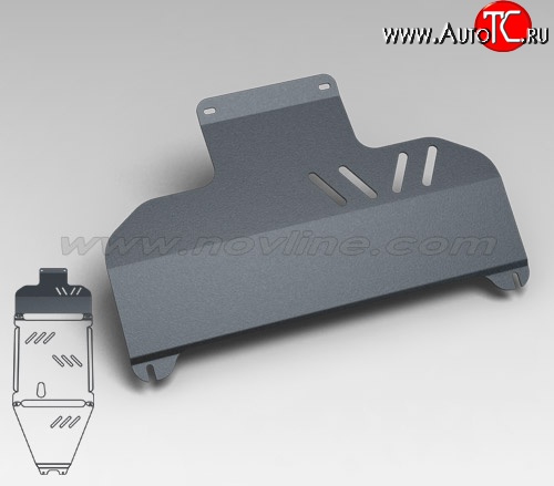 1 969 р. Защита картера двигателя Novline (2.4/3.3, МКПП/АКПП, 3 мм) KIA Sorento BL рестайлинг (2006-2010)  с доставкой в г. Омск