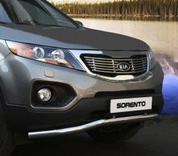 5 084 р. Декоративная вставка решетки радиатора Novline (d16 мм) (рестайлинг) KIA Sorento XM дорестайлинг (2009-2012)  с доставкой в г. Омск. Увеличить фотографию 1