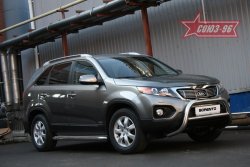 17 594 р. Защита переднего бампера Souz-96 (d76) KIA Sorento XM дорестайлинг (2009-2012)  с доставкой в г. Омск. Увеличить фотографию 1