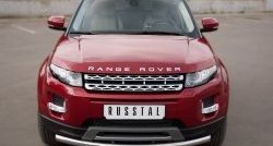 Одинарная защита переднего бампера диаметром 63 мм (Prestige u Pure) SLITKOFF Land Rover (Ленд) Range Rover Evoque (ранж)  1 L538 (2011-2015) 1 L538 дорестайлинг 3 дв., дорестайлинг 5 дв.