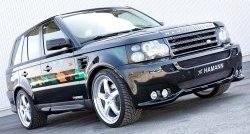 5 199 р. Пороги накладки HAMANN CONQUEROR I Land Rover Range Rover Sport 1 L320 дорестайлинг (2005-2009) (Неокрашенные)  с доставкой в г. Омск. Увеличить фотографию 2